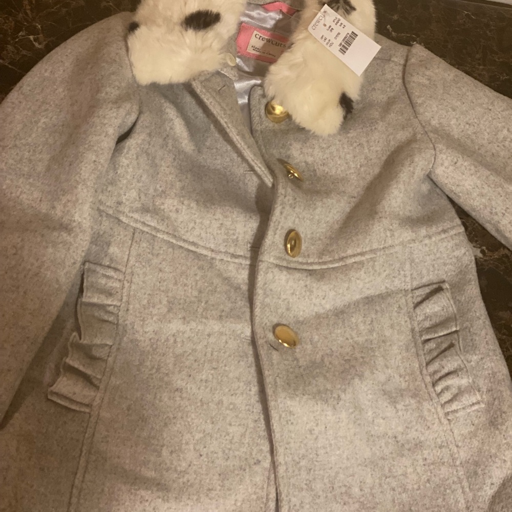 Brand new gray toddler dress coat